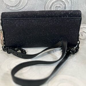 Juicy Couture Black Sparkle Wristlet new